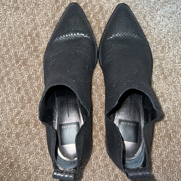 Dolce Vita gunmetal snake booties - Picture 10 of 13